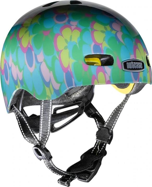 Actual product image Nutcase Baby Nutty MIPS helmet, Gloss, Petal To Metal, XXS | 48-52cm (48 - 52 cm)