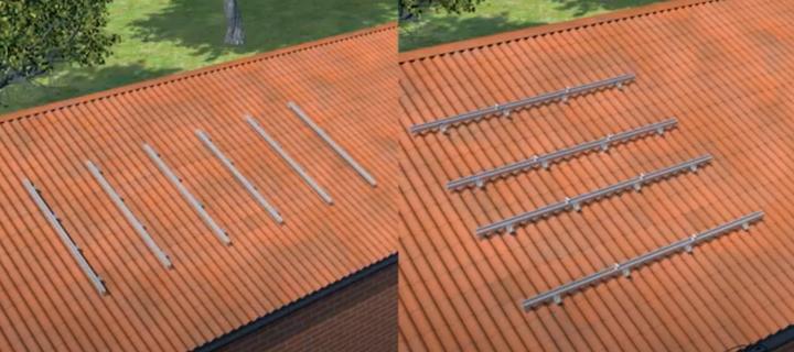 Produktbild Van der Valk Solar Systems 701704670 Aluminiumprofil Side++ L=4670 mm (Solaranlage Montagematerial)
