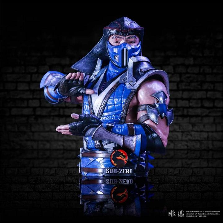 Actual product image GED Busto Mortal Kombat : Sub-Zero 30cm