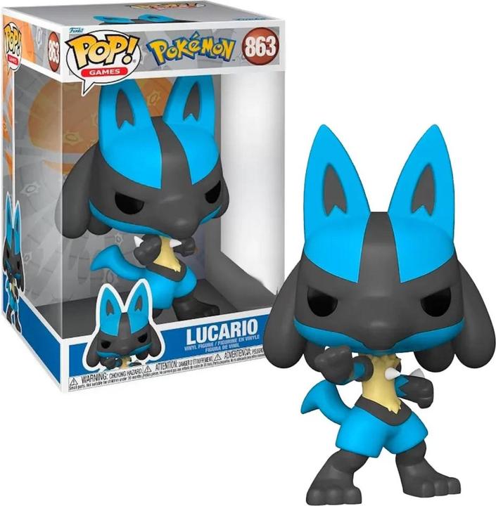 Image du produit Funko POKEMON - POP JUMBO 10" N° XX - Lucario