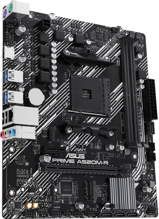 Actual product image ASUS PRIME A520M-R (AM4, AMD A520, mATX)