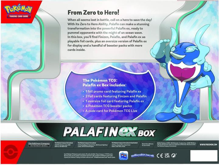 Produktbild Pokémon Palafin ex Box (Englisch, Booster Display)