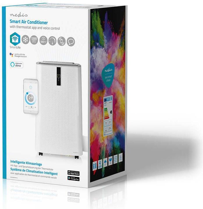 Produktbild Nedis SmartLife WIFIACMB1WT12 (75 m², 12000 BTU/h)