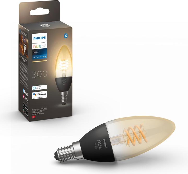 Produktbild Philips Hue White (E14, 4.50 W, 300 lm, 1 x, G)