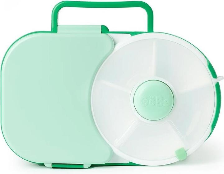 GöBe Boîte à déjeuner pour enfants avec essoreuse à snacks, Sage Mint