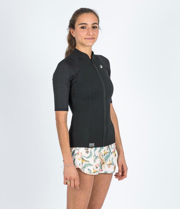 Immagine prodotto Subea YULEX100 top da bagno donna protezione UV 1,5 mm manica corta - nero (1 mm, XL)