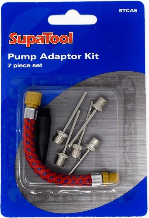 Immagine prodotto SupaTool Aghi gonfiabili in confezione da 7 (Pompa manuale ricambi)