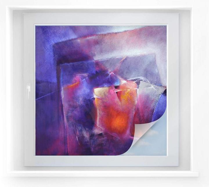 Produktbild Trenddeko Blau und Orange (70 x 70 cm)