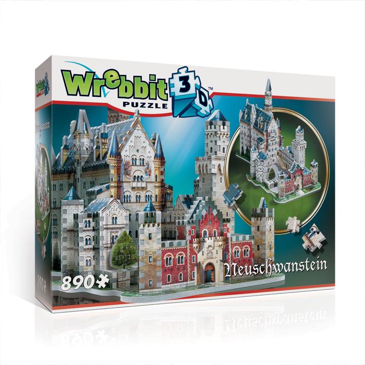 Actual product image Wrebbit 3D Neuschwanstein Castle (900 pieces)