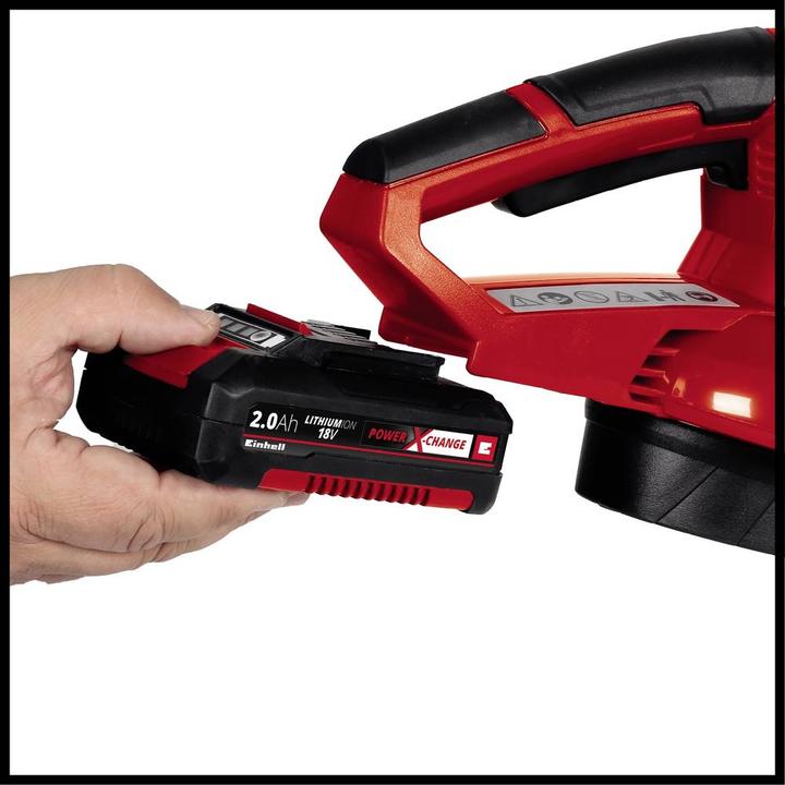Actual product image Einhell GC-CL 18 Li E Battery 1462476+1668363 Leaf blower incl. battery, incl. charger 18 V (Rechargeable battery operated, Leaf blower)