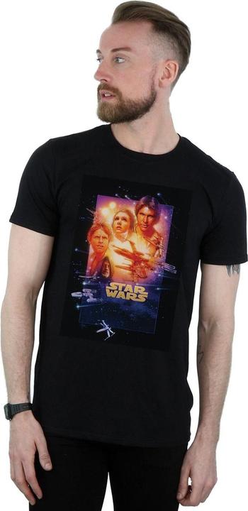 Immagine prodotto Star Wars Episode IV Movie Poster Maglietta Uomo (XL)
