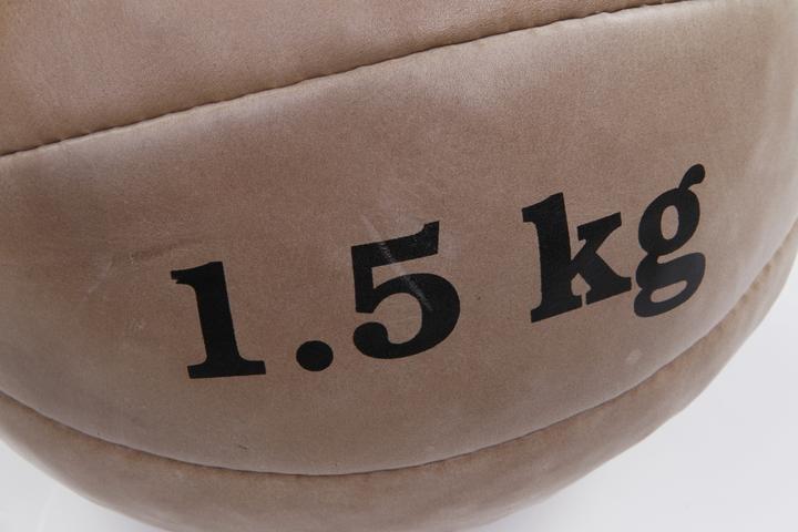 Produktbild Tanga Sports Medizinball aus Leder, 1,5 kg (1.50 kg)