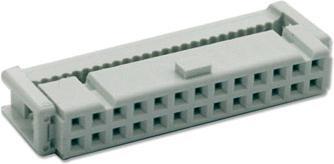 Produktbild Speed 20 pole IDC wire to board female flatcable connector with 1.27mm raster