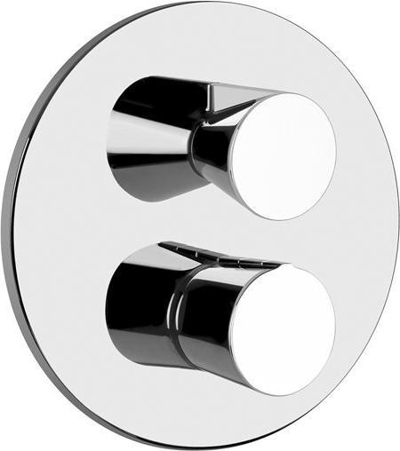 Gessi Cono Fertigmontageset für Unterputz-Thermostatmischer, 2-Wege-On-Off-Umlenkkartusche, 45134
