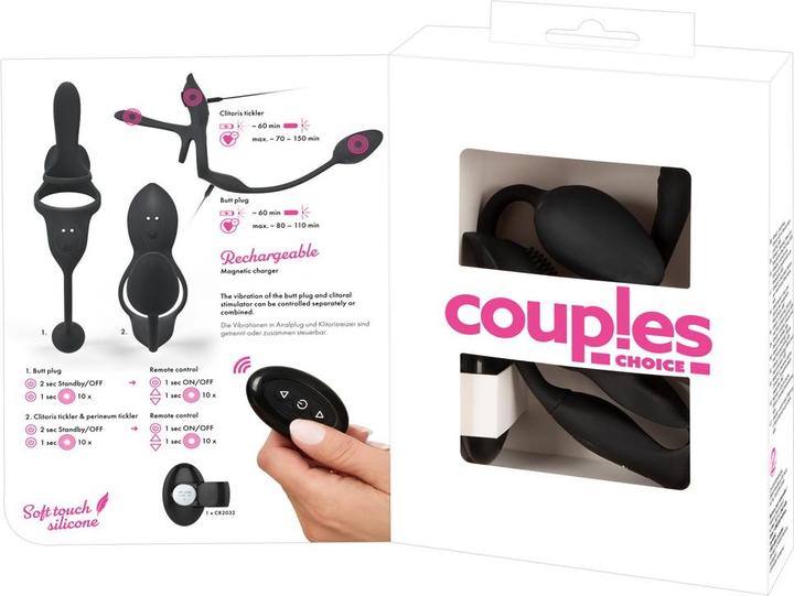 Productafbeelding Couples Choice RC multifunctionele vibrator voor koppels