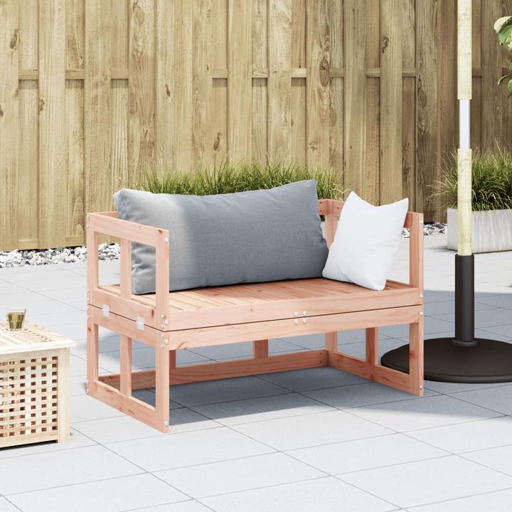 Actual product image VidaXL 2-in-1 garden sofa, extendable Douglas fir