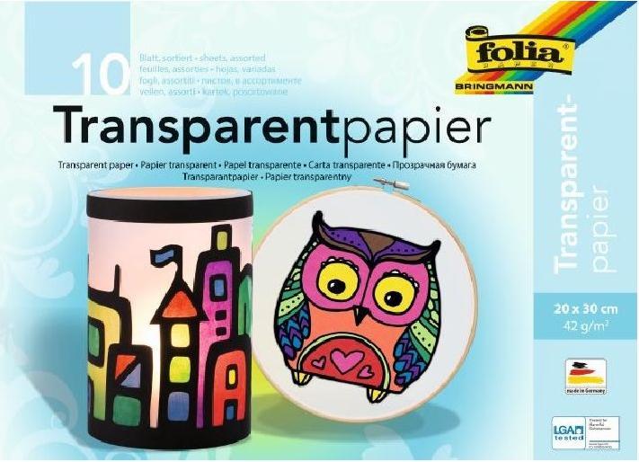 Image du produit Folia Papier transparent (42 g/m², 10 x)
