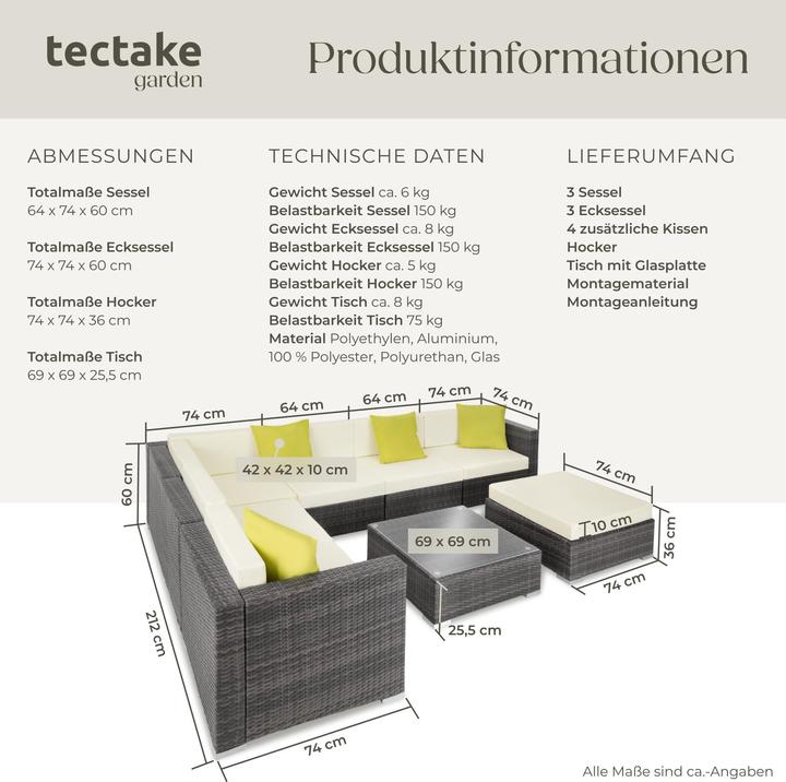 Image du produit tectake Marbella