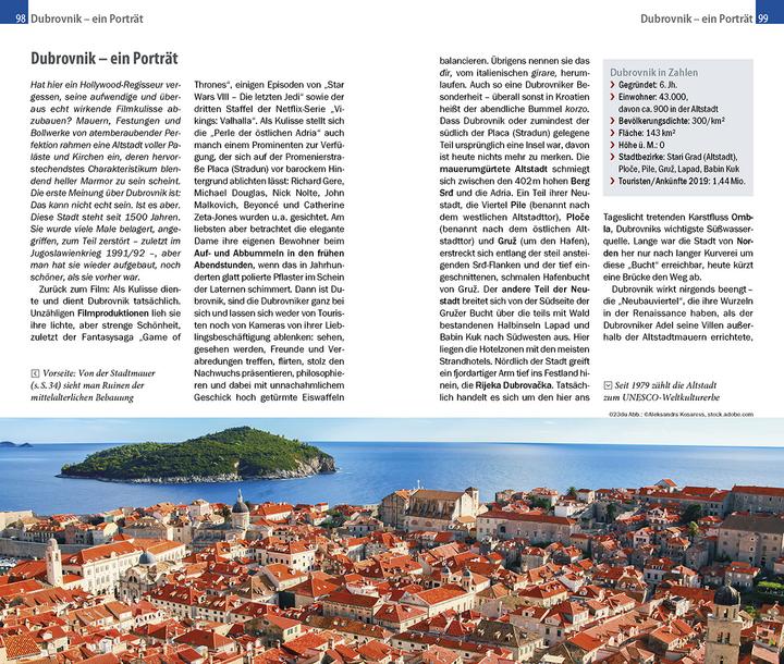 Produktbild CityTrip Dubrovnik (mit Rundgang zu Game of Thrones) (Deutsch, Daniela Schetar, Friedrich Köthe, 2023)