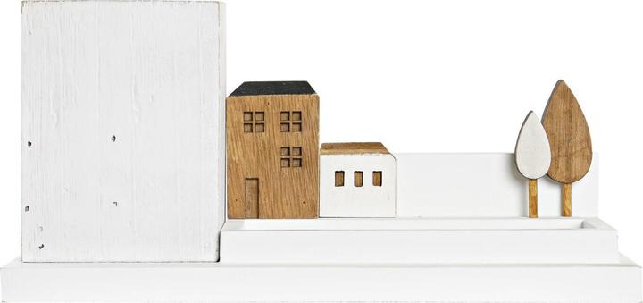 Actual product image DKD Home Decor Multipurpose organiser Pencil White Brown Wood Metal 30 x 40 cm 28 x 11 x 14 cm