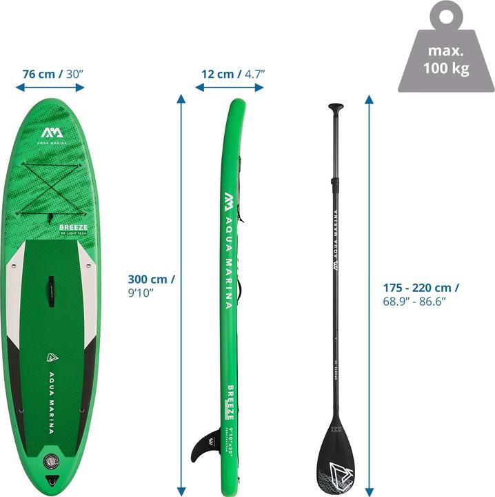 Actual product image Aqua Marina All-Around iSUP Breeze (9'1")