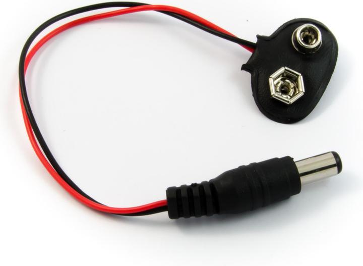 Produktbild Purecrea Arduino 9V-Batterien Stecker mit DC-Stecker 5.5mm / 2.1mm