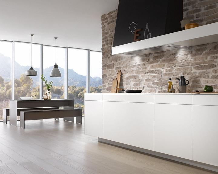 Produktbild Miele Lüfterbaustein mit energiesparender LED-Beleuchtung und Tipptasten für komfortable Bedienung. (Unterbauhaube)