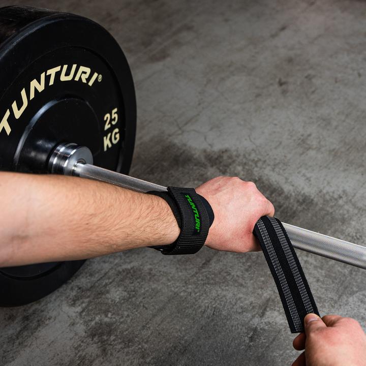 Actual product image Tunturi Gepolsterte Profi Lifting Straps Zughilfen