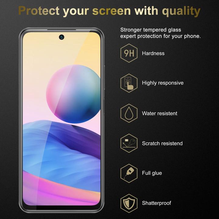 Productafbeelding Cadorabo Glas ter bescherming van het scherm (3 Stuk, Xiaomi Poco M3 Pro 5G, Xiaomi Redmi Note 10 5G)