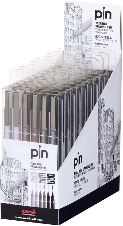 Image du produit Uni-ball Le finisseur d'épingles (Noir, 6 x)