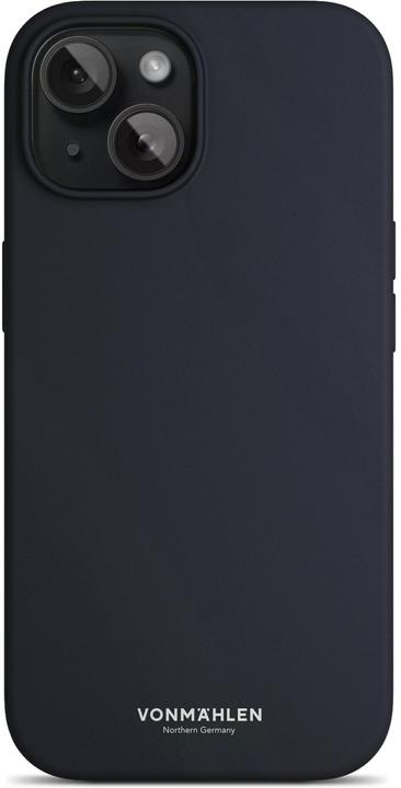 Vonmählen Custodia in silicone ecologico per iPhone 15 Plus - Navy (Apple iPhone 15 Plus)