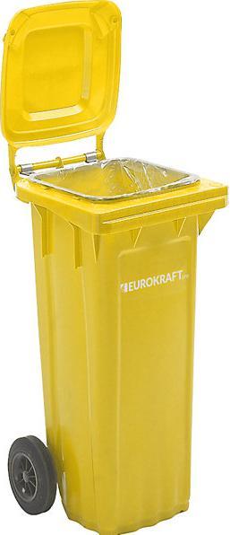 Actual product image eurokraft pro Large plastic waste garbage can, according to DIN EN 840 (80 l)
