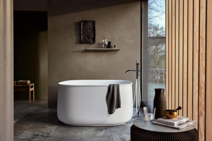 Actual product image Duravit Bathtub Zencha 1250x1250mm free-standing 2 back slopes white