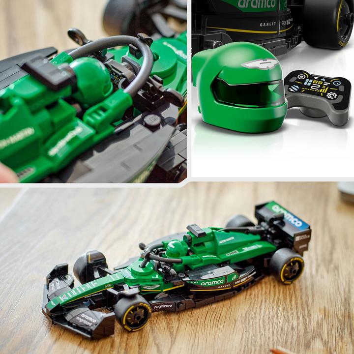 Actual product image LEGO Aston Martin Aramco F1 AMR24 Rennauto (77245, LEGO Speed Champions)