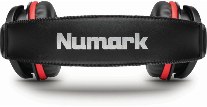 Image du produit Numark Casque supra-auriculaire HF-175 Rouge Noir (ANC, Filaire)