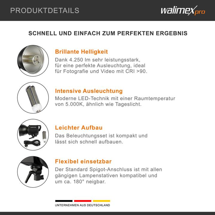 Image du produit Walimex pro Daylight 250S 1x35W (éclairage de studio)