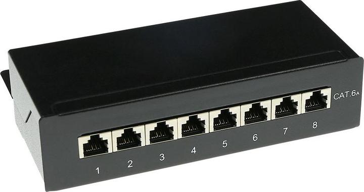 Produktbild Surface mounted box shielded 8 ports CAT6A. Type: CAT6A Mountbox c6a 8 prt shielded