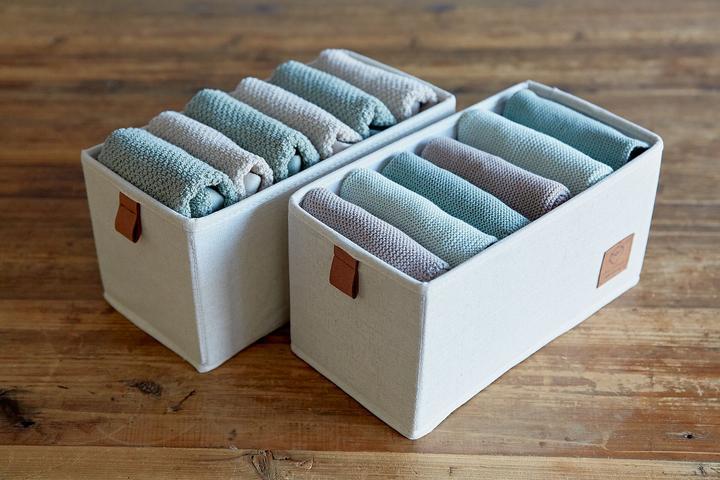 Produktbild Love it Store it Premium Kleiderschrank Organizer 2er Set mit 6 Fächern (15 x 30 x 15 cm, 6.75 l)