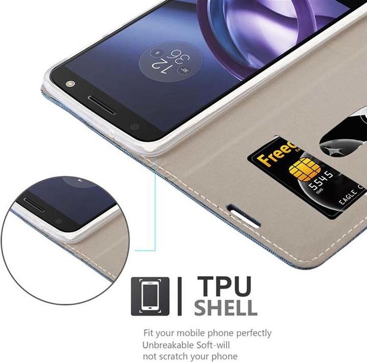Actual product image Cadorabo Book Jeans Optics Cover (Motorola Moto Z)