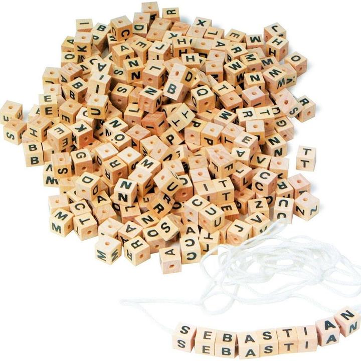 Produktbild Goki Buchstabenperlen