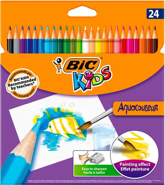 Image du produit Bic Enfants Aqua Couleur (Multicolore, 24 x)