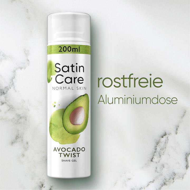 Image du produit Gillette Satin Care Avocado Twist (200 ml, Gel de rasage)
