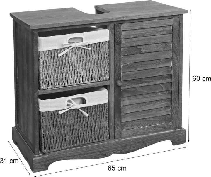 Immagine prodotto Jamb shabby et chic (65 x 31 x 60 cm)