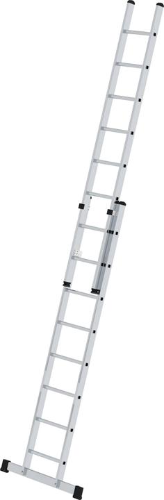 Munk Echelle coulissante à échelons en 2 parties avec traverse standard 2x8 échelons (Échafaudages, 520 cm)