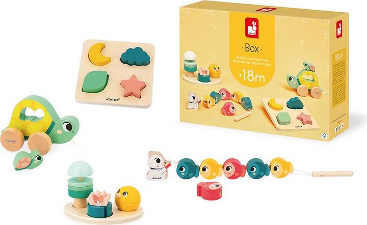 Actual product image Janod Box 18 Mois (German)
