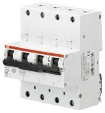 Produktbild ABB S754DR-E40 sel. Haupt-LS (SHU) E-Char.,25kA,40A,4P S754DR-E40