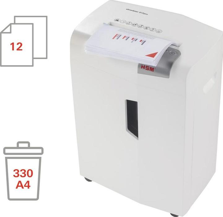Image du produit HSM shredstar X12pro Destructeur de CD, coupe croisée 2 x 15 mm 2 (Coupe de particules)