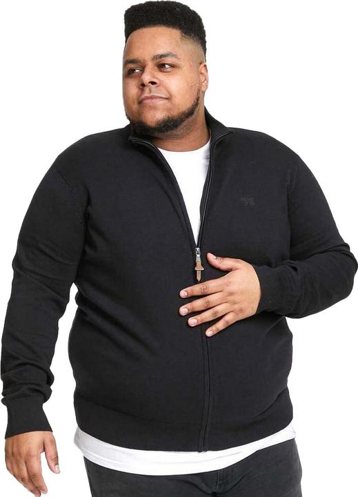 Actual product image DUKE D555 Mens Franco 1 Knitted Kingsize Full Zip Hoodie (3XL)