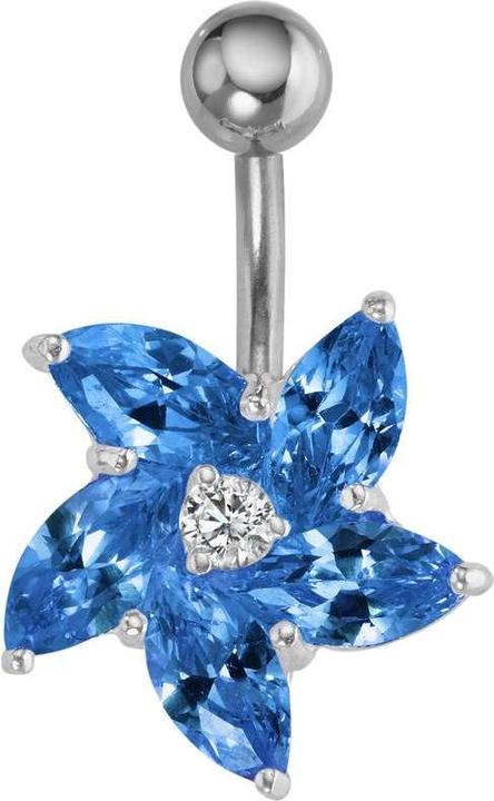 Produktbild Bijouteria Bauchpiercing (Edelstahl, Silber 925, Zirkonia)