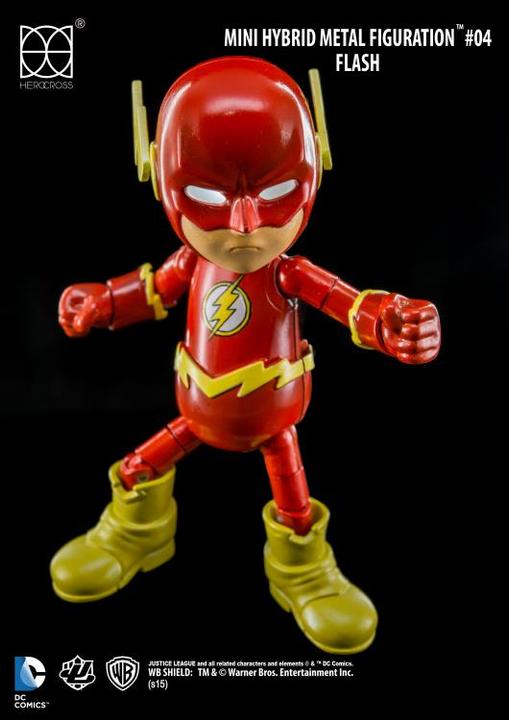 Immagine prodotto Herocross Mini figura d'azione ibrida in metallo di The Flash della Justice League